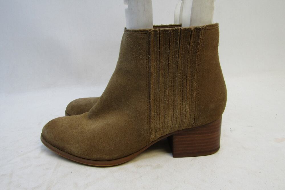 ALDO Womens Size 8.5 M Brown Suede Chelsea Ankle Fashion Boots